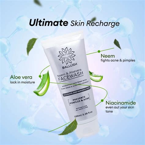Best Neem and Aloe Vera Face Wash for Clear Skin | Ballush