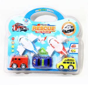 Divykri Police Rescue City Convoy Car Airplane Truck with 5 Mini Police ...