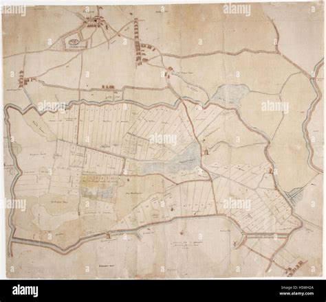 A map or record from 1568 showing the reclamation of land in the Bergermeer region, an important ...
