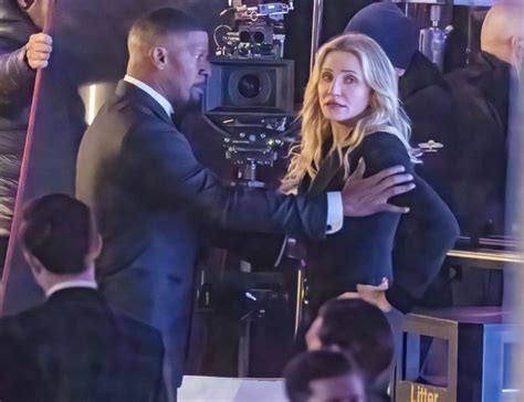 Cameron Diaz and Jamie Foxx Spotted on Set of Back in Action: Photos