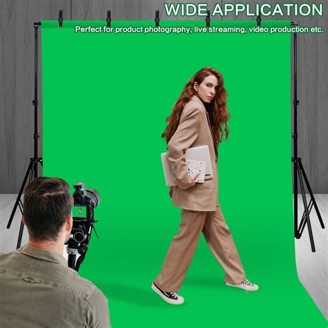Buy CIPAZEE Green Screen Photography Backdrop - 6x9.5FT Photo Backdrop ...