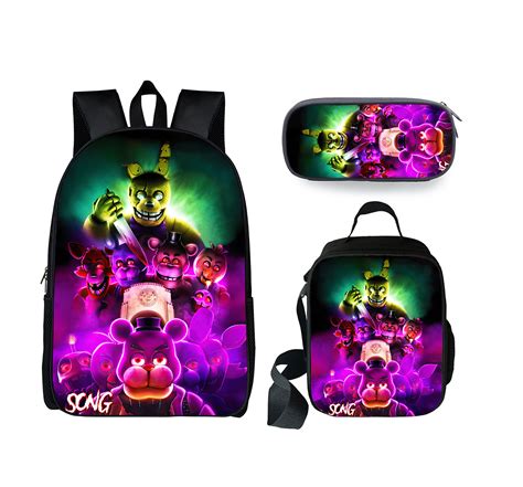 Five Nights At Freddy's Backpack 3D Printing FNAF Backpacks Anime ...