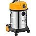 Ingco Wet and Dry Vacuum Cleaner 1400 Watt 30 Litre Stainless Steel ...
