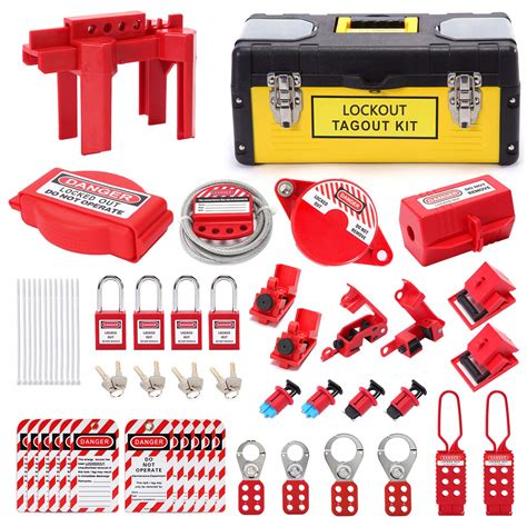 Buy Lockout Tagout - Lock Out Tag Out Kit Safety Padlocks Lockout Hasp ...