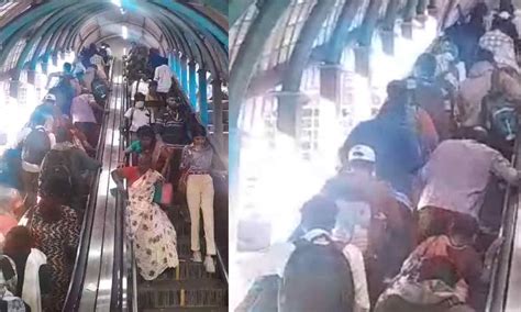 Faulty escalator at GST Road foot over bridge troubles commuters