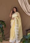 Orgenza Light Sky Color Pure Organza Silk Saree