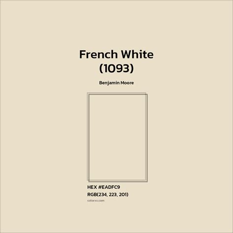 What Is White Colour In French at Mary Wilber blog