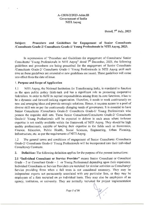 Guidelines - Others - Government of India NITI Aayog Dated, July, 2023 ...