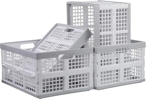 Sandmovie 34 L Stackable Storage Crate, Foldable India | Ubuy