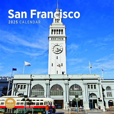 Amazon.com: Bright Day Calendars 2025 San Francisco Monthly Wall ...