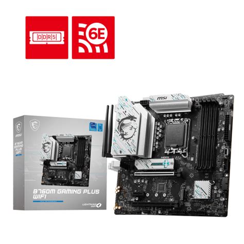 MSI B760M GAMING PLUS WIFI - Intel 14va/13va/12va Gen -12 Fases, DDR5 ...