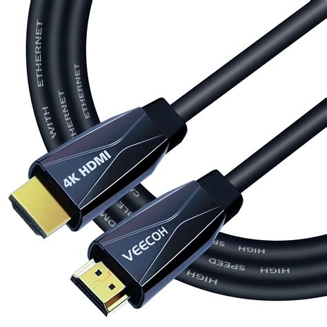 VEECOH 4k HDMI Cable 16FT/5M,Ultra High Speed Hdmi Cables 2.0,Highwings ...
