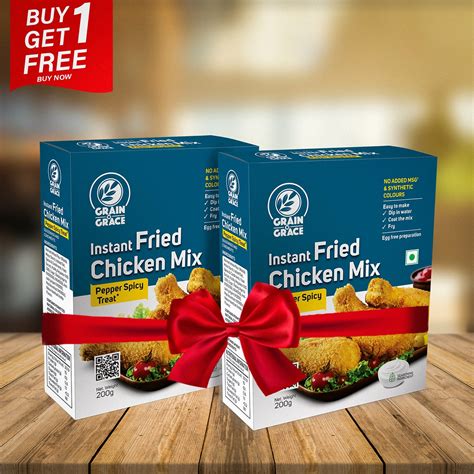 Fried Chicken Mix | Peppery & Spicy Delight | Buy 1 Get 1 – Grain N Grace