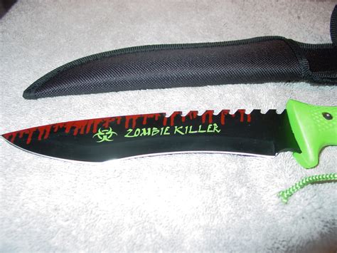 ZOMBIE KILLER SURVIVAL KNIFE DAGGER BLADE WITH SHEATH | eBay