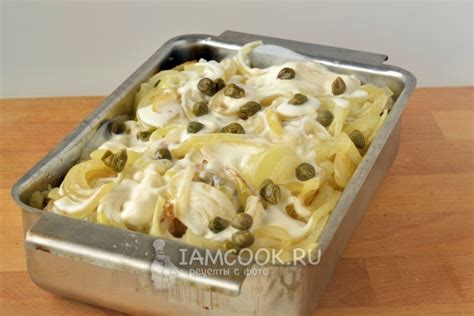 Хек под шубой с каперсами — рецепт с фото пошагово