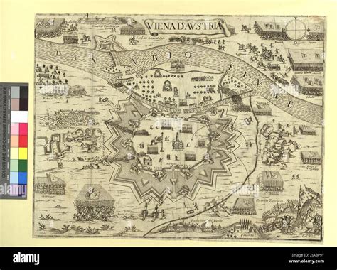 Viena d'Avstria ". The siege of Vienna 1683. Questionable: Giuseppe Longhi (1766-1831), Copper ...