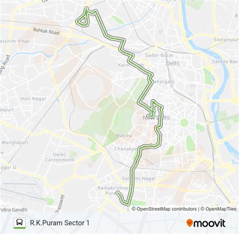 610 Route: Schedules, Stops & Maps - R.K.Puram Sector 1 (Updated)