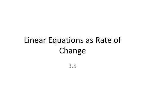 Linear Function Rate of Change 的图像结果
