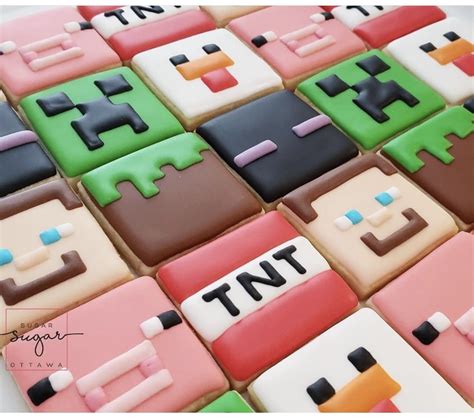 How to make minecraft cookies the minecraft animals – Artofit