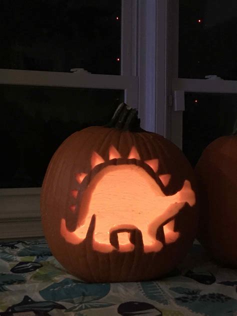 61 Creative Dinosaur Pumpkin Carving Ideas: Easy Stencils, Templates ...