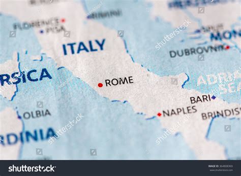 Rome On Map Of Europe
