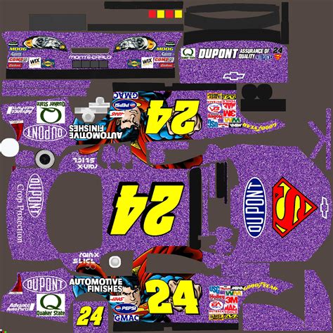 Jeff Gordon Superman Chevy 1999 by Tyler Herblet - Trading Paints