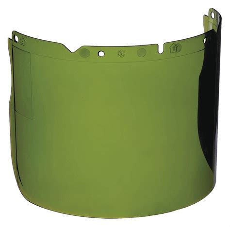 MSA, 17 1/4 in Overall Wd, 8 in Overall Ht, Face Shield Visor - 22EY51 ...