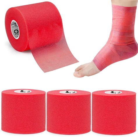Amazon.com: OK TAPE Pre Wrap Tape (4-Rolls) - Athletic Foam Underwrap ...