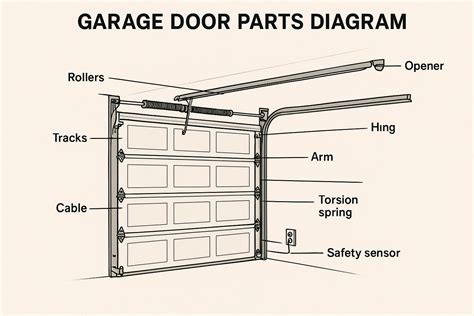 Garage door parts diagram