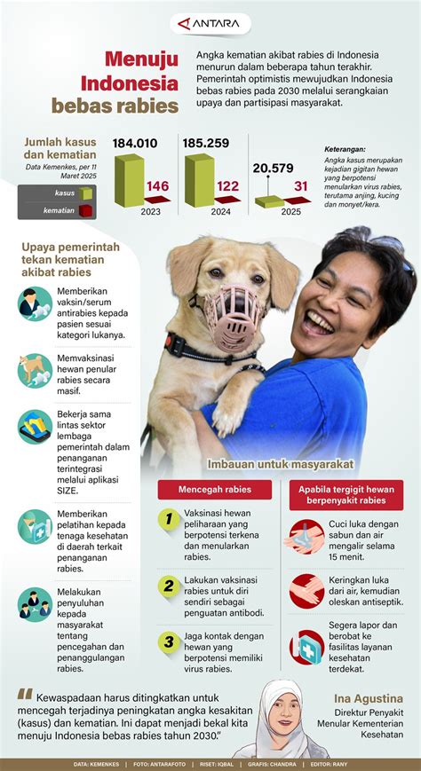 Menuju Indonesia bebas rabies - Infografik ANTARA News