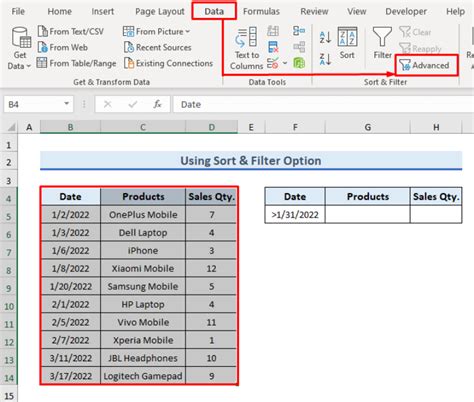 Image result for Filter Date Excel