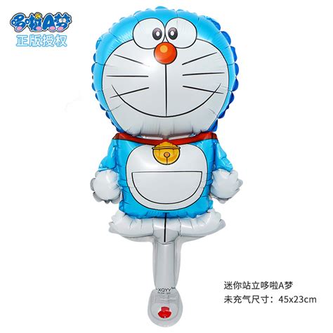 正版授权异形哆啦A梦机器猫叮当猫铝箔铝膜气球生日派对装饰气球-阿里巴巴