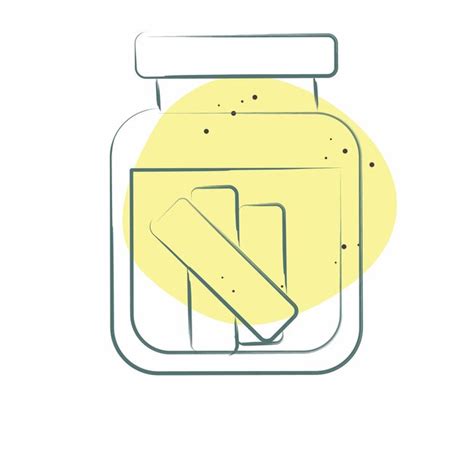Icon gherkin related to russia symbol color spot style simple design ...