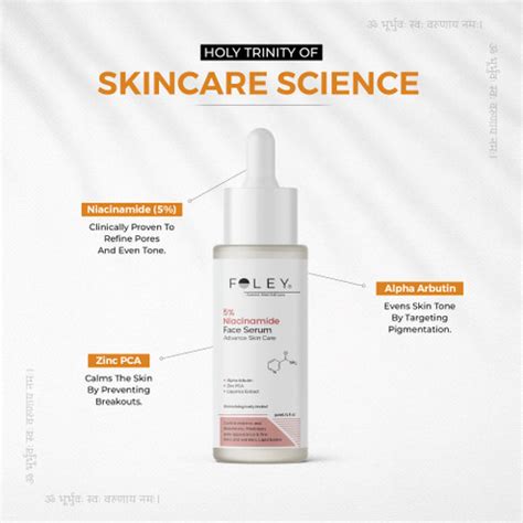 FOLEY Niacinamide 5% Serum for Brightens skin tone, Acne Marks Alpha ...