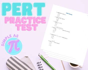 PERT Math Practice Test EDITABLE by Simple as Pi Math | TPT