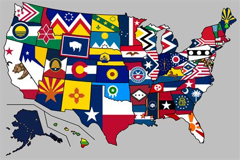 State Flags Map