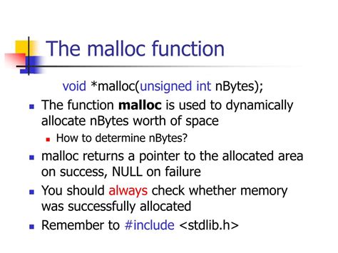 Image result for Malloc Dynamic Array