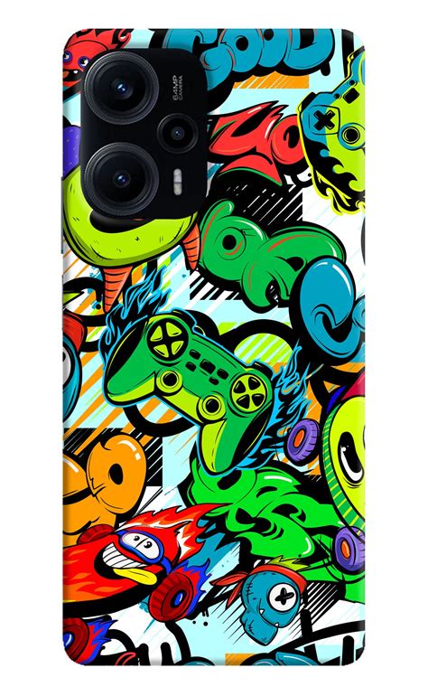 Save Big: Get the Game Doodle Poco F5 5G Back Cover - Shop Now – Casekaro