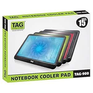 TAG Pad 900 Laptop Cooling Pad | Ultra Slim and Sturdy | 130mm Wide ...