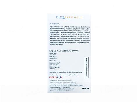 Buy Photosafe Gold Invisible Sunscreen Water Gel Online at Best Price ...