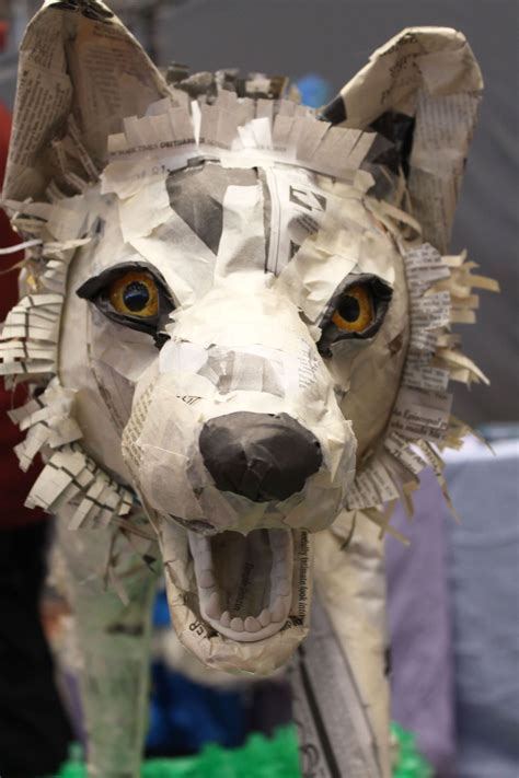 Papier Mache Animal Head Mask at James Vance blog