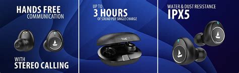 boAt Airdopes 481 True Wireless Earbuds with 400mAh Charging Case, IPX ...