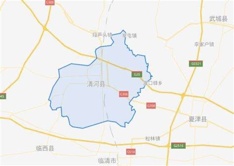 清河县地图高清版-图库-五毛网