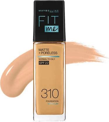 MAYBELLINE NEW YORK Fit Me Matte + Poreless Liquid Foundation SPF 22 ...