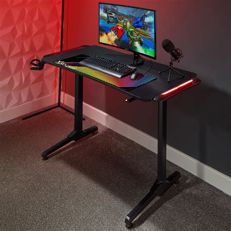 X Rocker Panther Rgb Gaming Desk With Neo Motion Multicolour ...