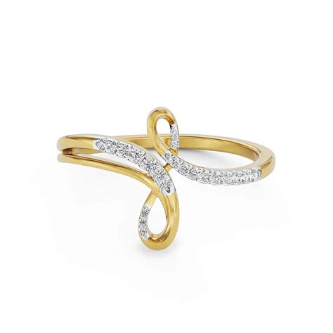 Buy Minimalist Twisted Lab Grown Diamond Band Online At Emori
