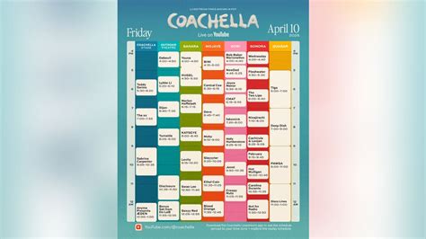 Coachella Weekend 1: Full livestream schedule | FOX 11 Los Angeles