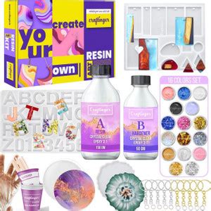 Flipkart.com | Craftinger DIY Resin Art Kit with Mould Resin and ...