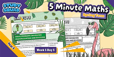 👉 Study Squad 5 Minute Maths - Year 5 Spring - Week 5 Day 5
