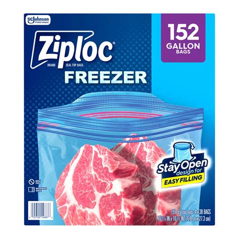 Ziploc Gallon Freezer Bags, 152 ct | BJ's Wholesale Club